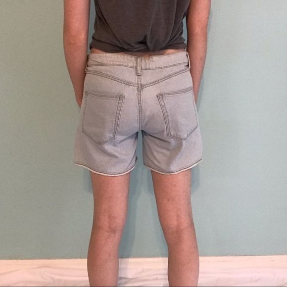 &Denim Light Blue Denim Shorts - Picture 4 of 8